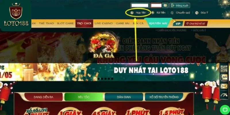 Thời Gian Xử Lí Nạp Tiền Loto188: Hướng Dẫn Tối Ưu Hóa Tốt Nhất 2 Hiểu rõ về quy trình nạp tiền trên loto188